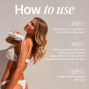 SELF TAN BODY MILK HOW TO USE