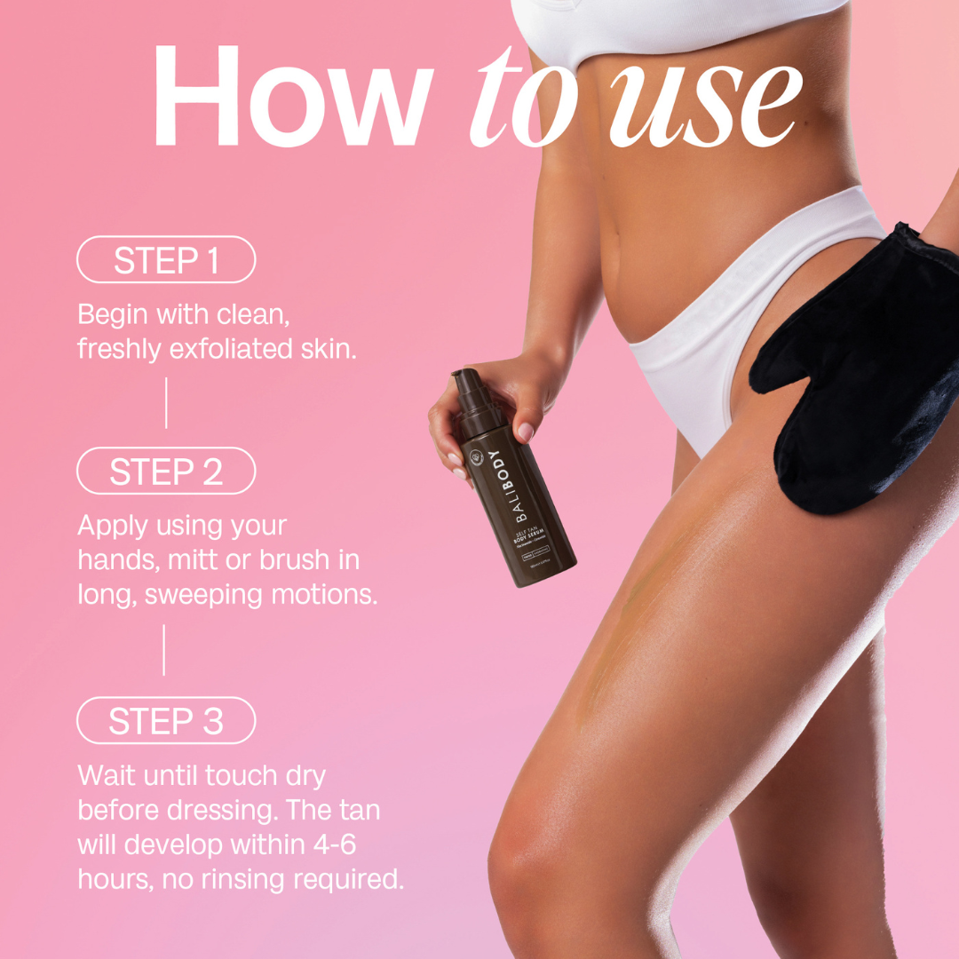SELF TAN BODY SERUM HOW TO USE